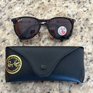 Ray-ban Erika Tortoise Polarized Matte NEW